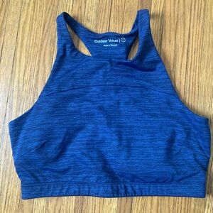 Outdoor Voices Women Sports Bra Navy Size Medium